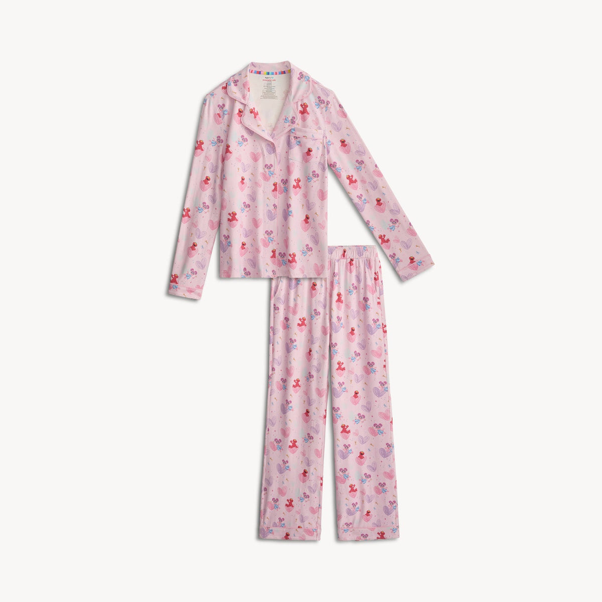 Women's Magnetic Classic with a Twist PJ Set Sesame Street Elmo & Abby - Magnetic Me