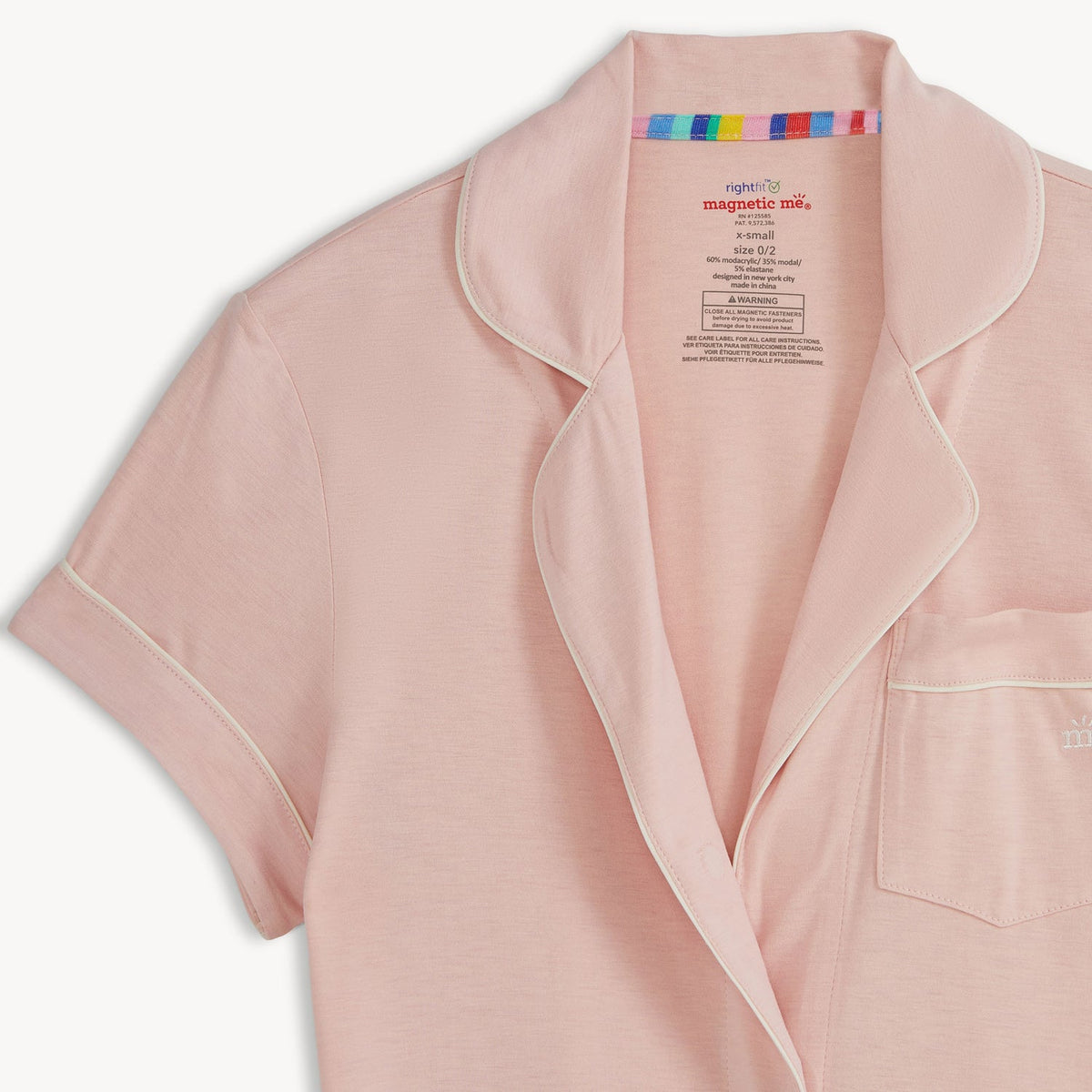 Women's Magnetic Classic with a Twist PJ Set Blush Pink - Magnetic Me