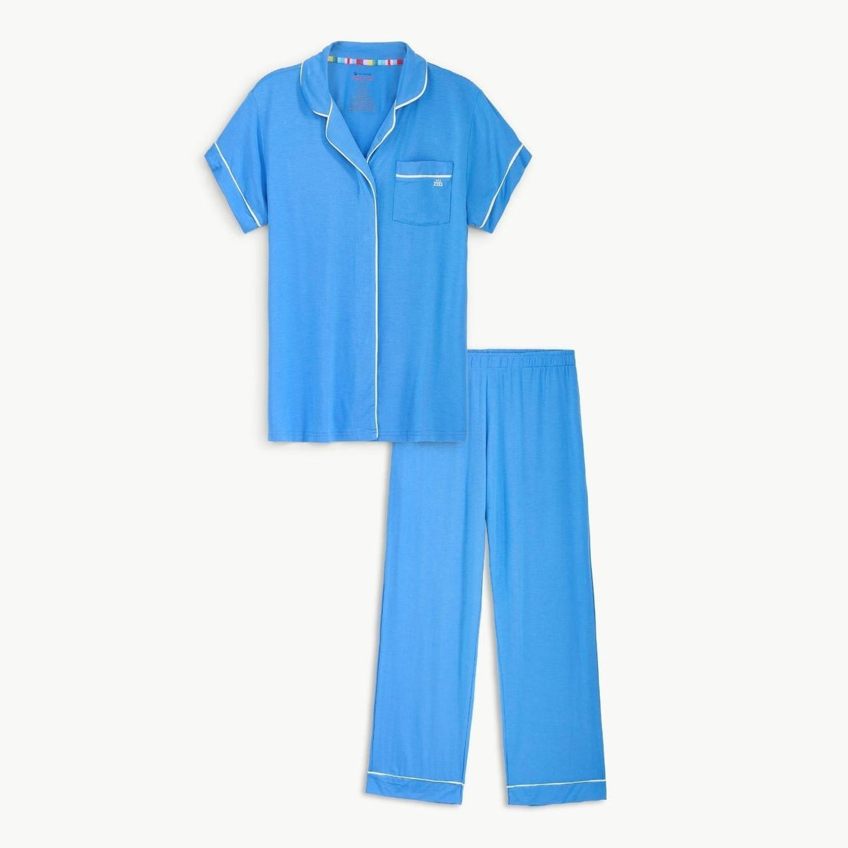 Women’s Magnetic Classic with a Twist PJ Set Seaport Blue - Magnetic Me