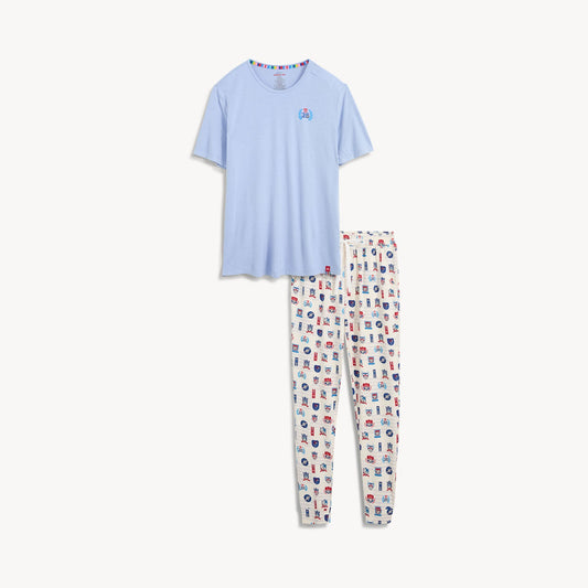 Magnetic Men's Jogger PJ Set Team Goals USA - Magnetic Me