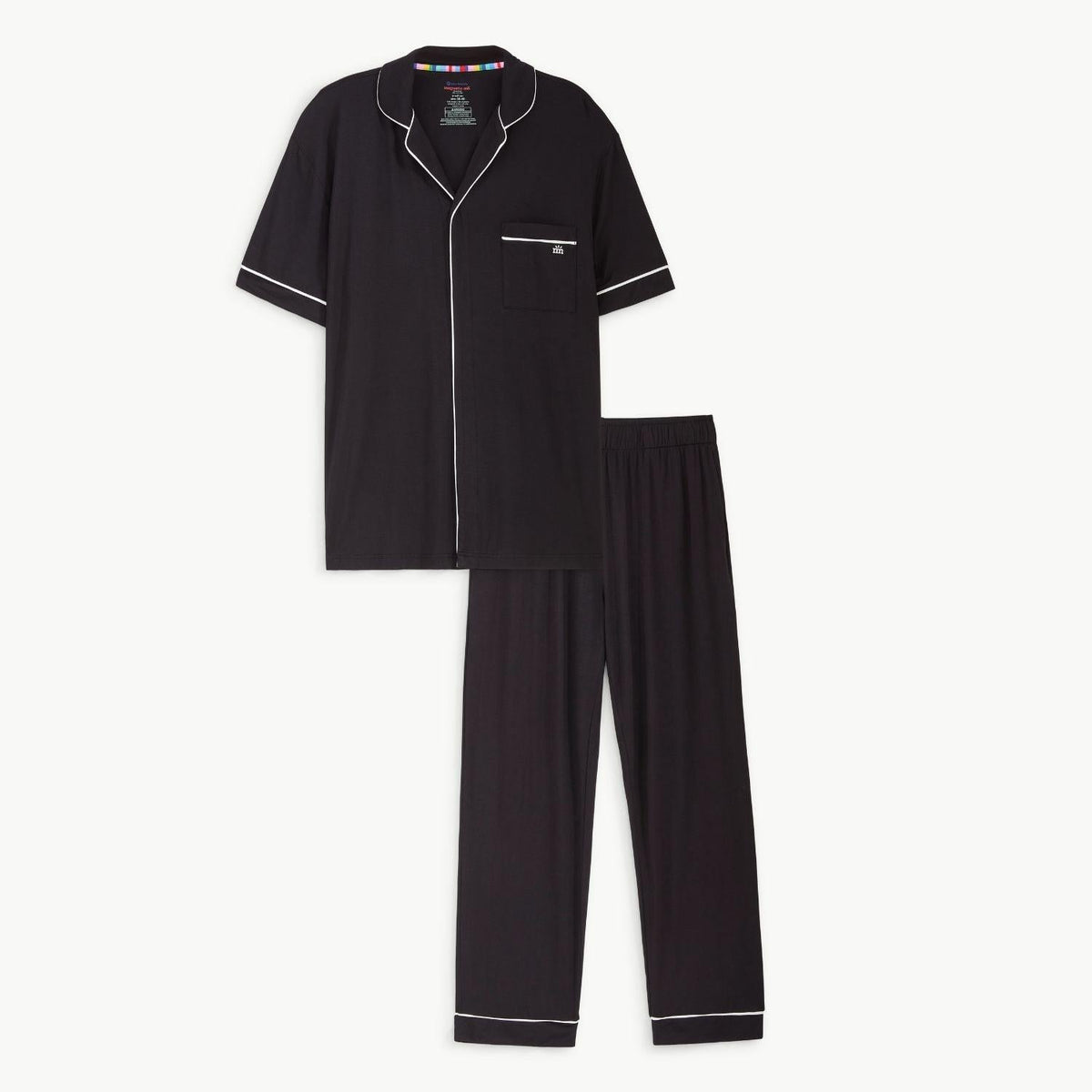 Magnetic Men's Classic with a Twist PJ Set Onyx - Magnetic Me