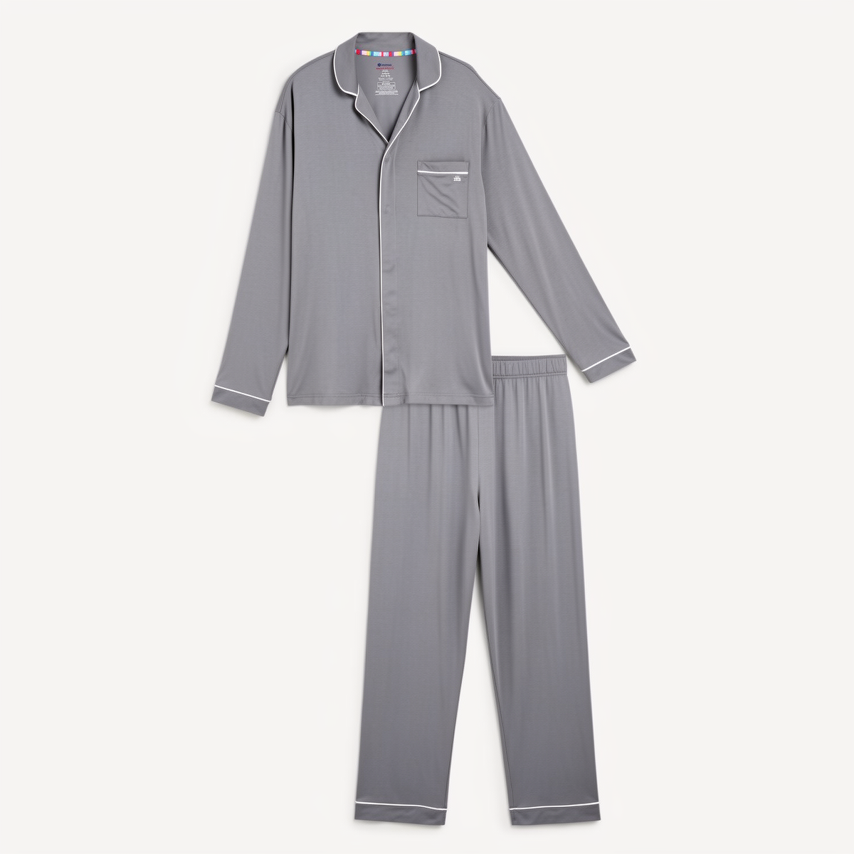 Magnetic Men's Classic with a Twist PJ Set Gray Mist - Magnetic Me
