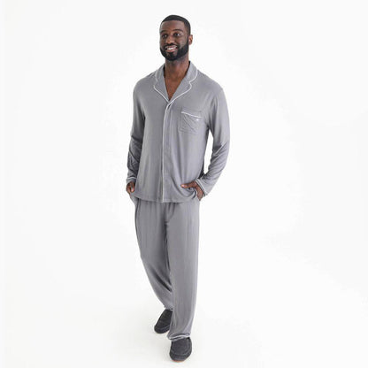Magnetic Men's Classic with a Twist PJ Set Gray Mist - Magnetic Me