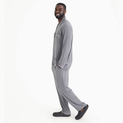 Magnetic Men's Classic with a Twist PJ Set Gray Mist - Magnetic Me