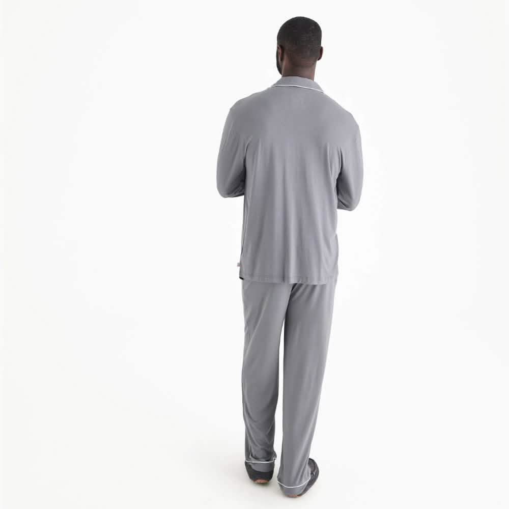 Magnetic Men's Classic with a Twist PJ Set Gray Mist - Magnetic Me