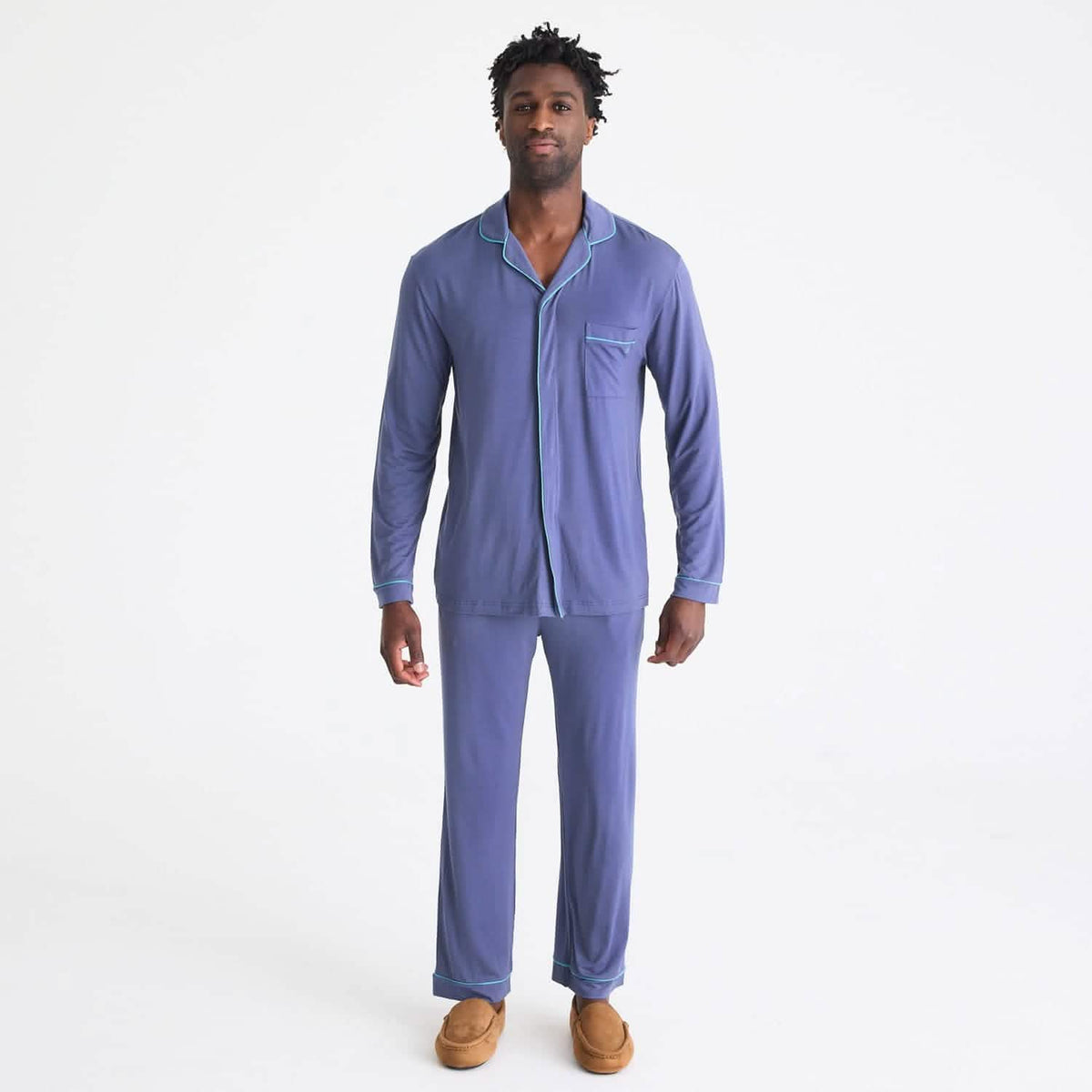 Magnetic Men's Men's Classic with a Twist PJ Set Starless Night - Magnetic Me
