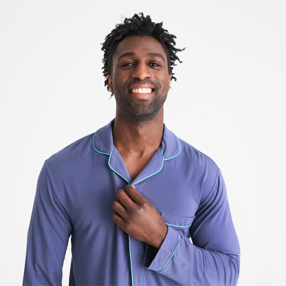 Magnetic Men's Men's Classic with a Twist PJ Set Starless Night - Magnetic Me