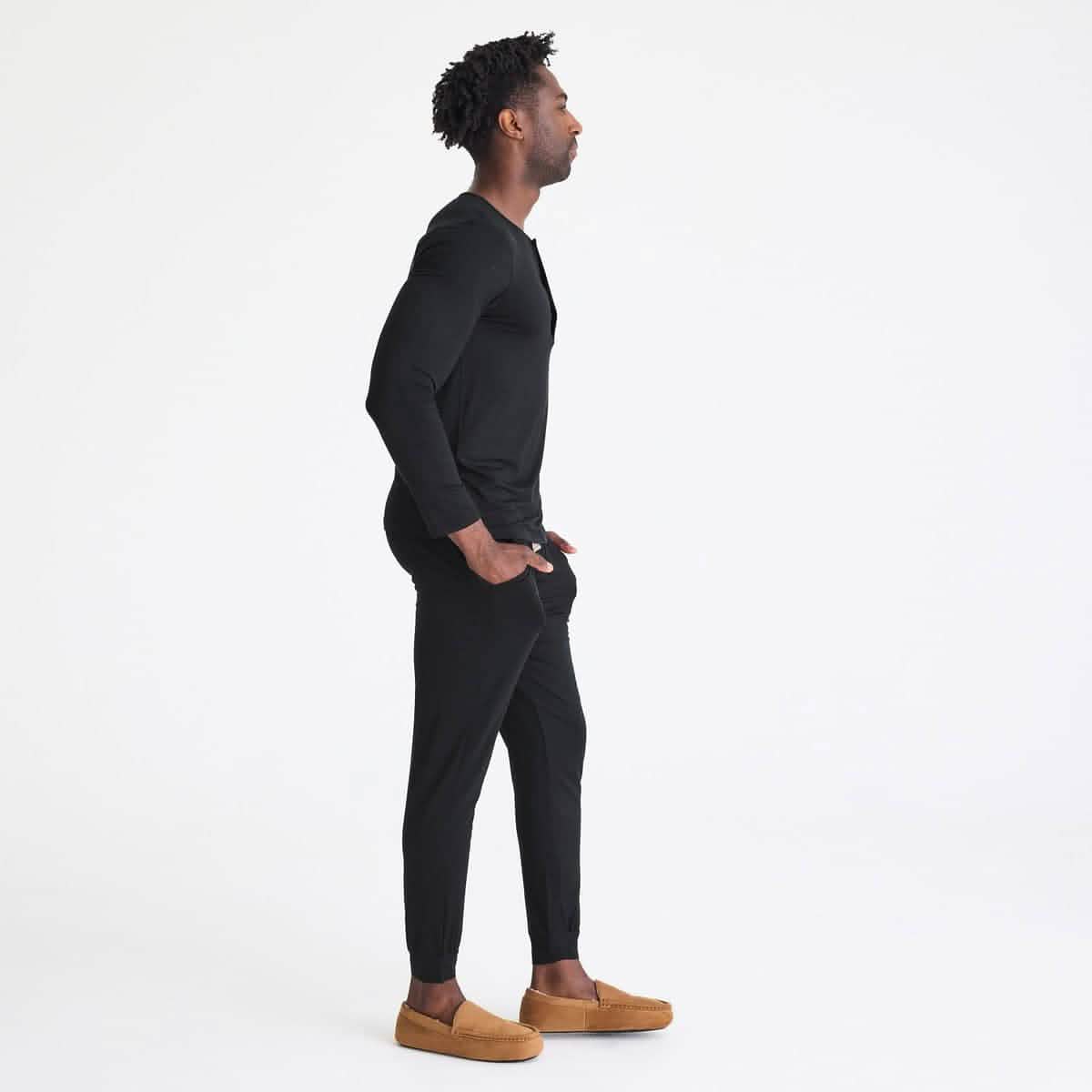 Magnetic Men's Jogger PJ Set Onyx - Magnetic Me