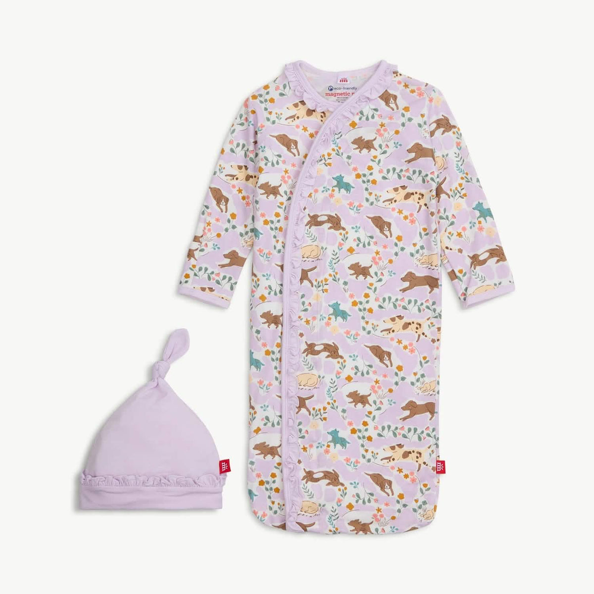 Magnetic Gown & Hat Set with Ruffle Best Fur-End - Magnetic Me