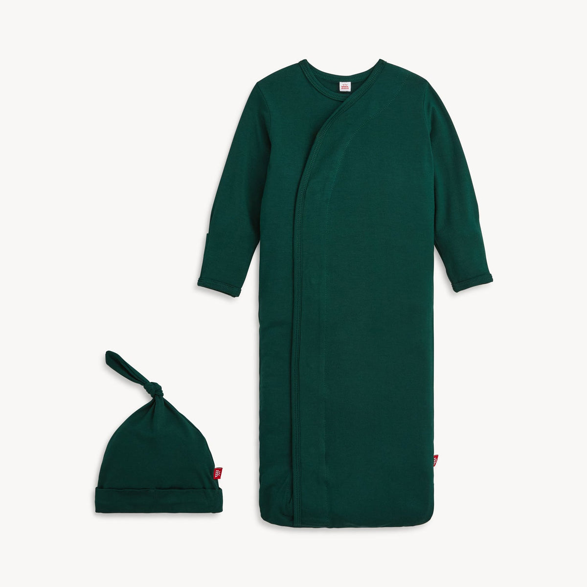 Magnetic Gown & Hat Set Deep Emerald - Magnetic Me