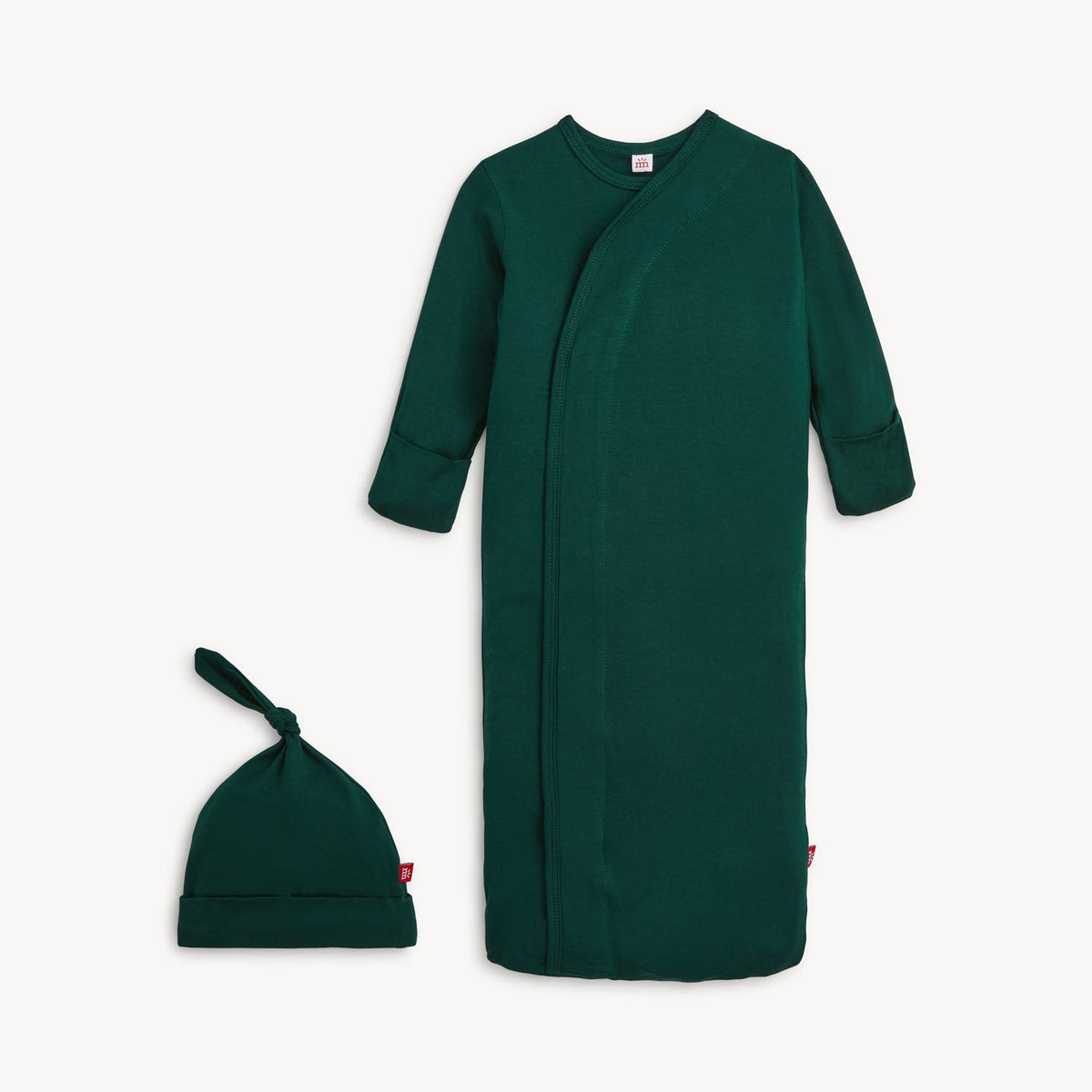 Magnetic Gown & Hat Set Deep Emerald - Magnetic Me