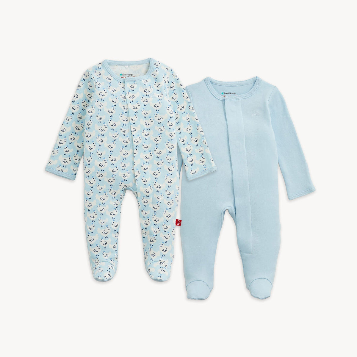 Magnetic 2-Pack Footie Blue Farm Combo - Magnetic Me