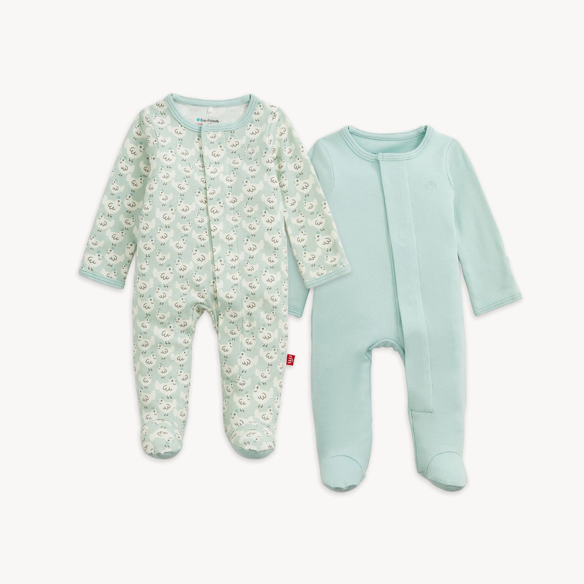 Magnetic 2-Pack Footie Green Farm Combo - Magnetic Me