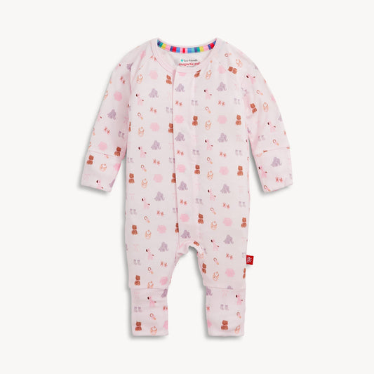Magnetic Convertible Coverall Nursery Nostalgia Pink - Magnetic Me