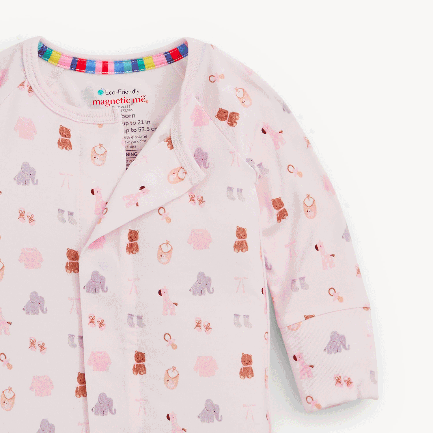 Magnetic Convertible Coverall Nursery Nostalgia Pink - Magnetic Me