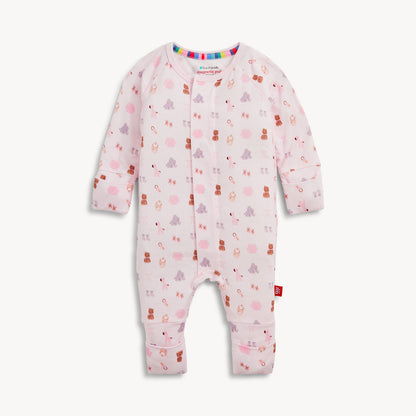 Magnetic Convertible Coverall Nursery Nostalgia Pink - Magnetic Me