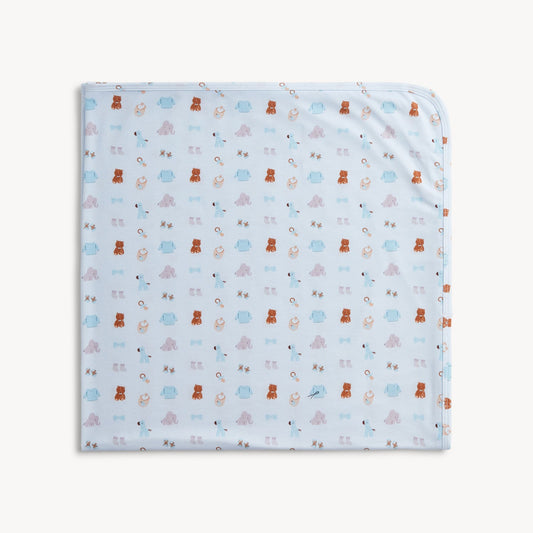 Baby Blanket Nursery Nostalgia Blue - Magnetic Me