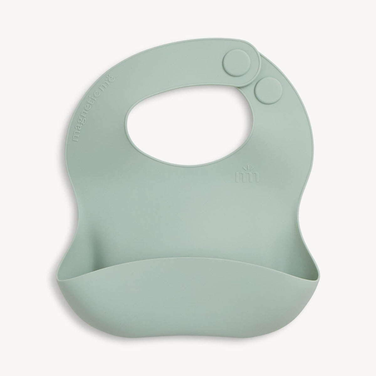 Magnetic Silicone Bib Sage - Magnetic Me