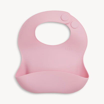 Magnetic Silicone Bib Nursery Pink - Magnetic Me