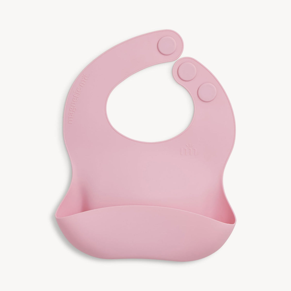 Magnetic Silicone Bib Nursery Pink - Magnetic Me