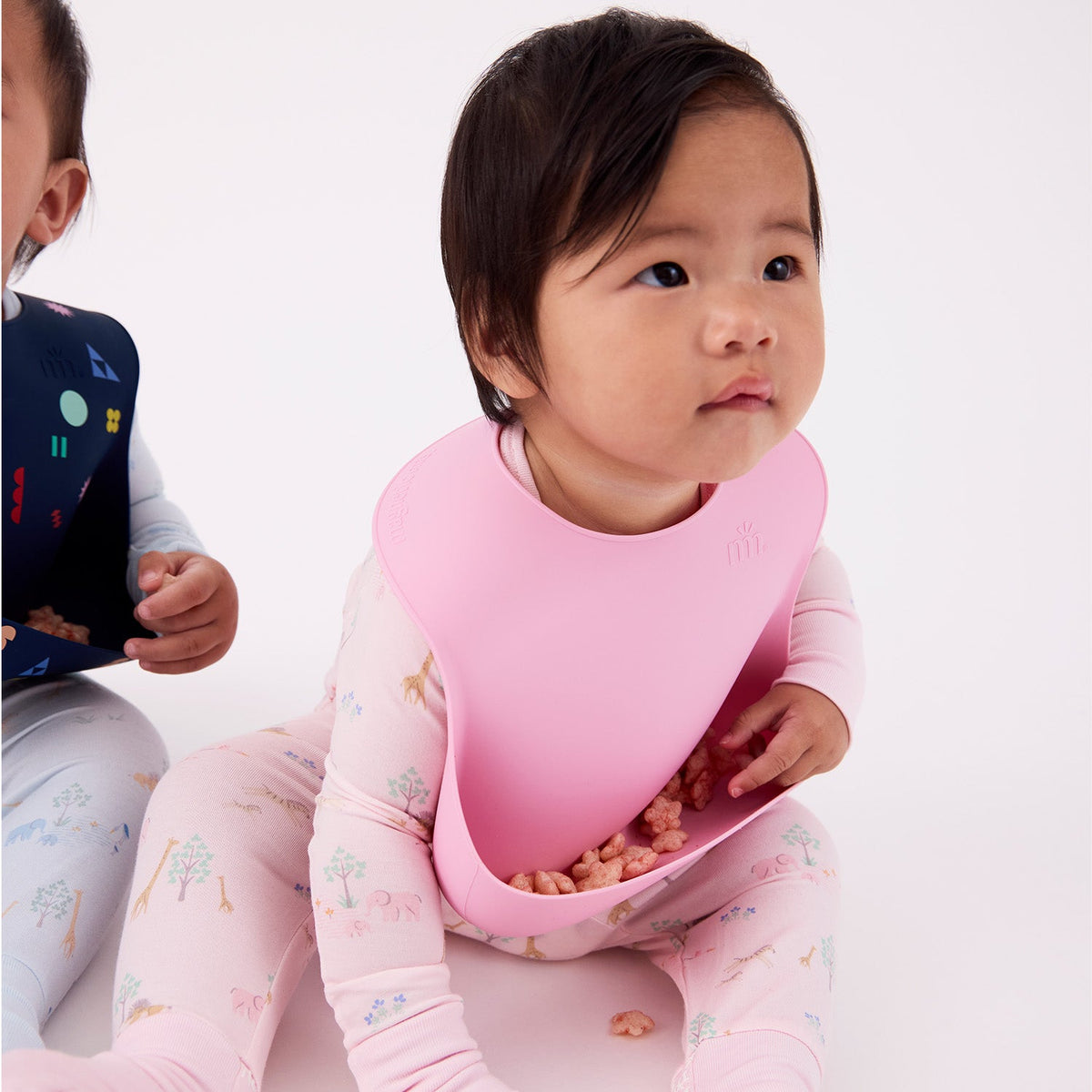 Magnetic Silicone Bib Nursery Pink - Magnetic Me