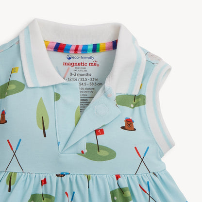 Magnetic Polo Bodysuit Dress Gopher It - Magnetic Me