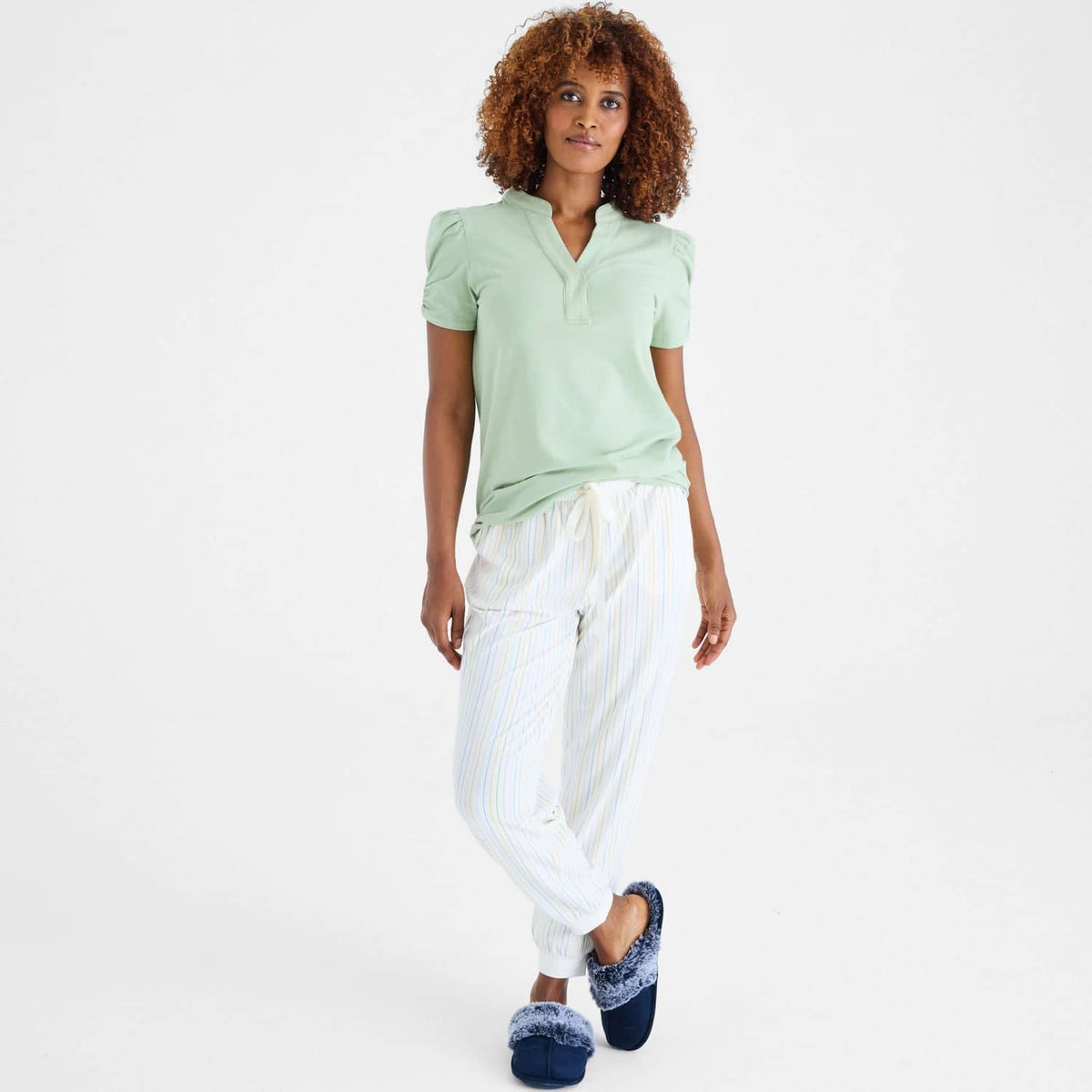 Women’s Magnetic Jogger PJ Set Parsley - Magnetic Me