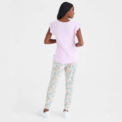 Women's Magnetic Jogger PJ Set Life's Peachy - Magnetic Me