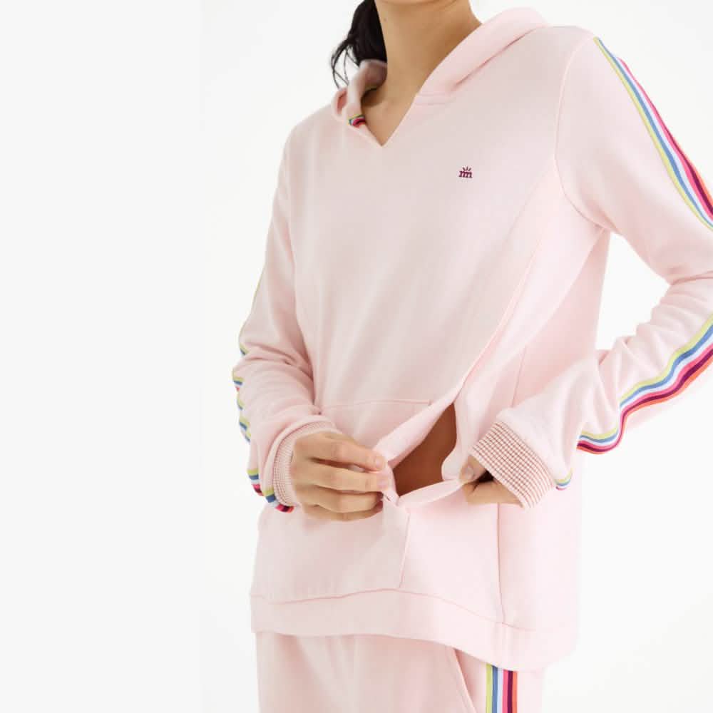Magnetic Nursing Hoodie Crystal Pink - Magnetic Me