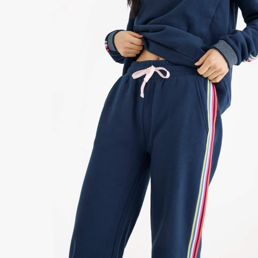 Women's Magnetic Track Pant Navy - Magnetic Me