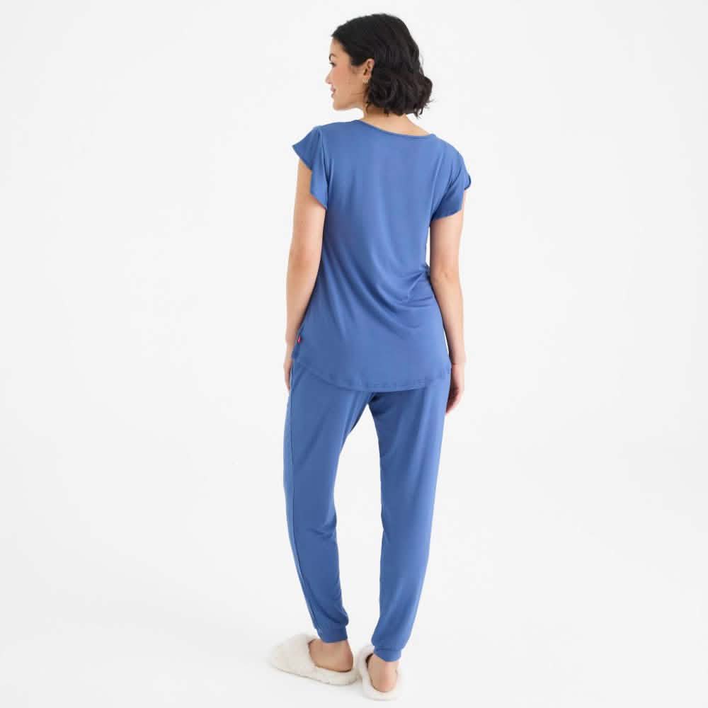 Women’s Magnetic Jogger PJ Set Symphony Blue - Magnetic Me
