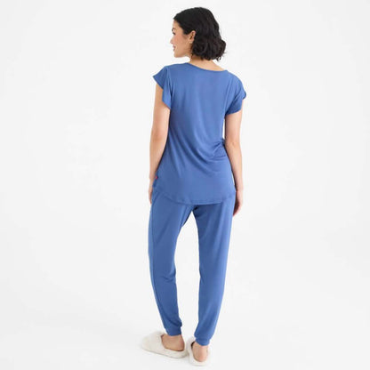 Women’s Magnetic Jogger PJ Set Symphony Blue - Magnetic Me