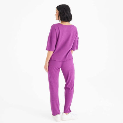 Women's Magnetic Signature PJ Set Elderberry - Magnetic Me
