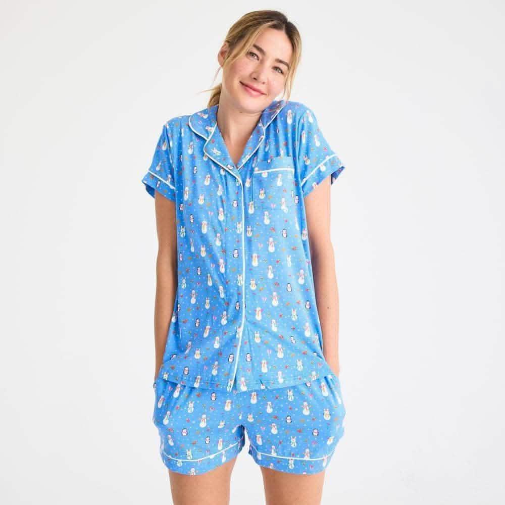 Women's Magnetic Classic with a Twist PJ Set snow much fun - Magnetic Me