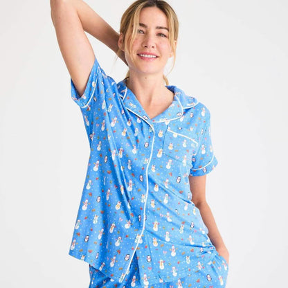 Women's Magnetic Classic with a Twist PJ Set snow much fun - Magnetic Me