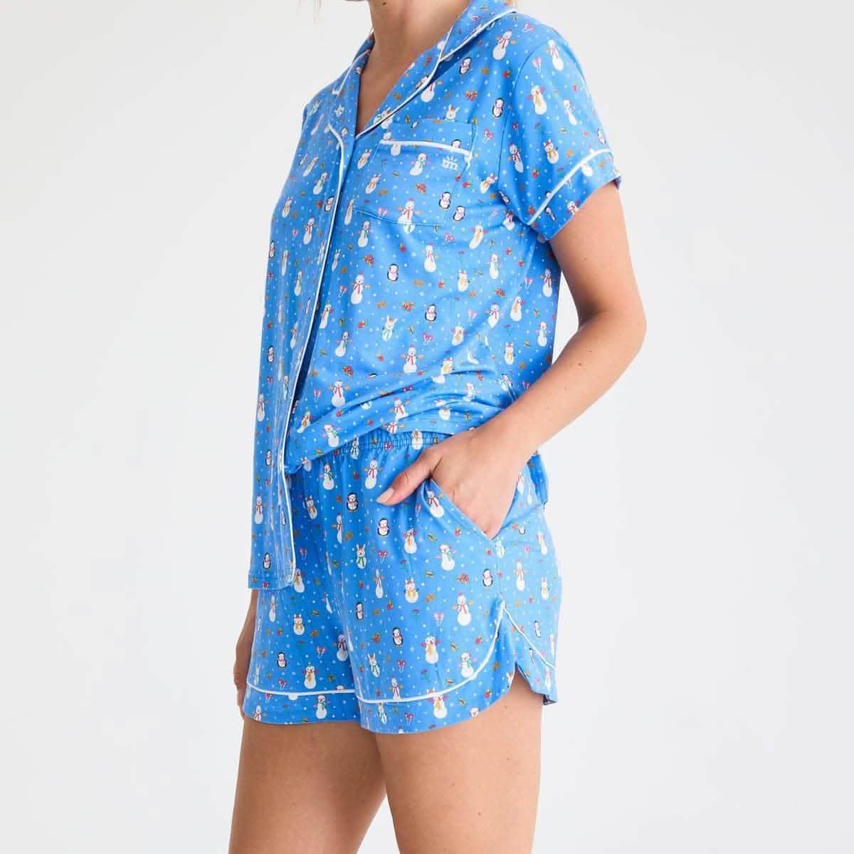 Women's Magnetic Classic with a Twist PJ Set snow much fun - Magnetic Me