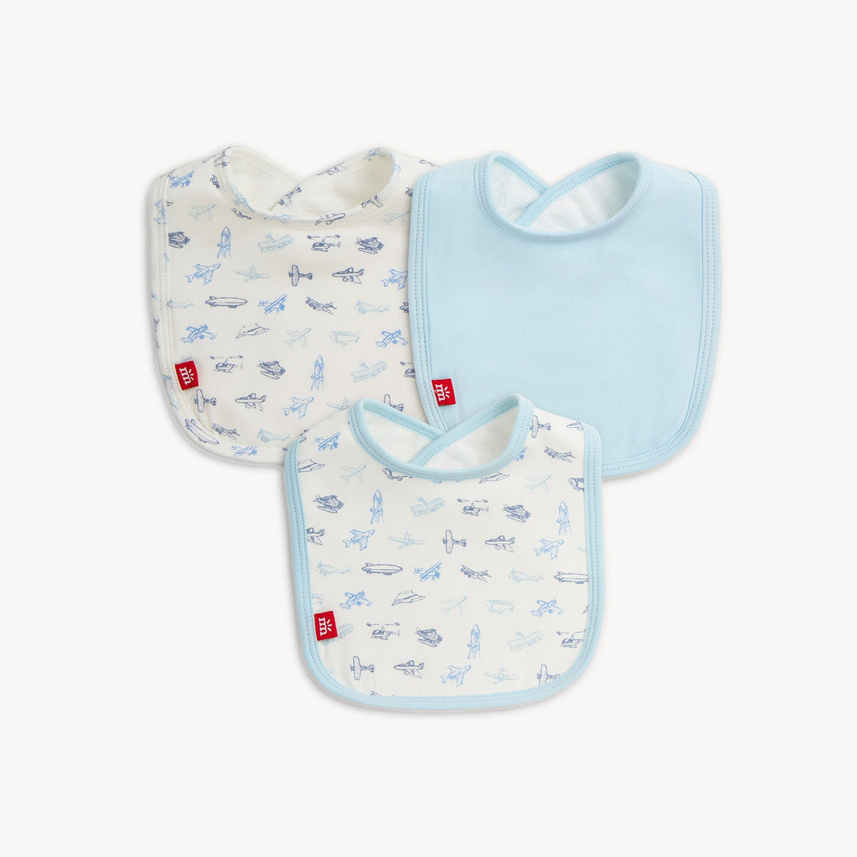 Magnetic Bib 3-Pack Airplanes - Magnetic Me