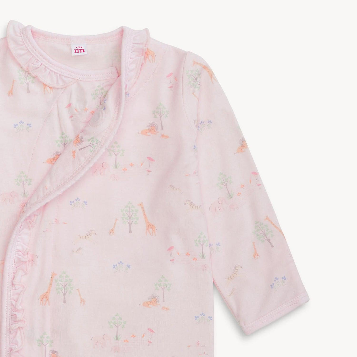 Magnetic Gown & Hat Set with Ruffle Pink Serene Safari - Magnetic Me