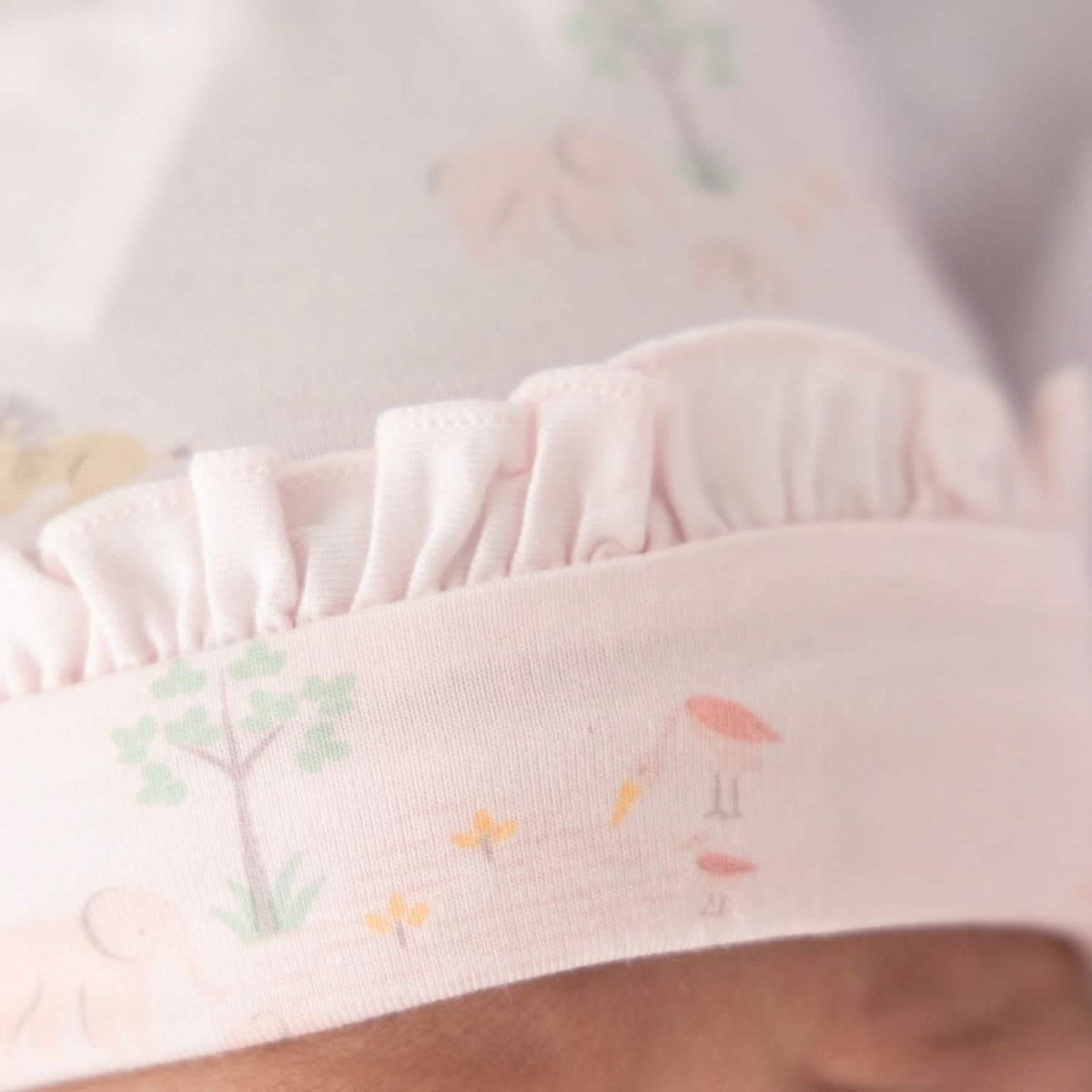 Magnetic Gown & Hat Set with Ruffle Pink Serene Safari - Magnetic Me