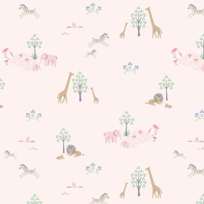 Magnetic Gown & Hat Set with Ruffle Pink Serene Safari - Magnetic Me