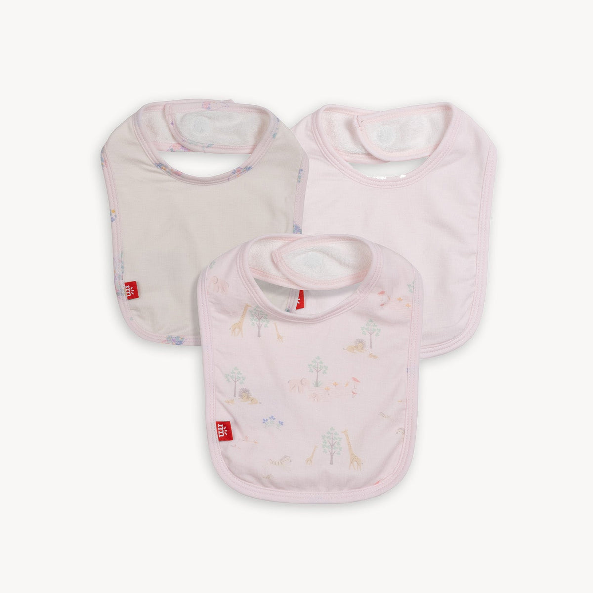 Magnetic Bib 3-Pack pink serene - Magnetic Me