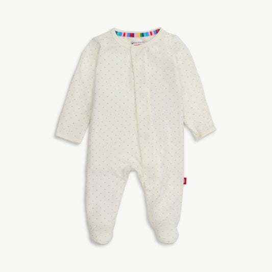Magnetic Footie Pin Dot Cream - Magnetic Me