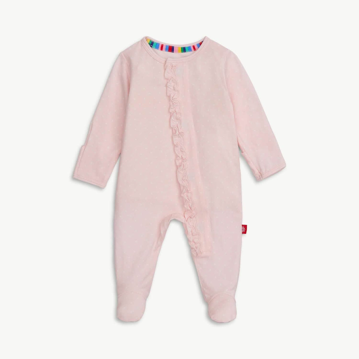 Magnetic Footie Pin Dot Pink - Magnetic Me